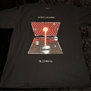 Mens Large 2022 The Weeknd XO After Hours Till Dawn Tour Tshirt